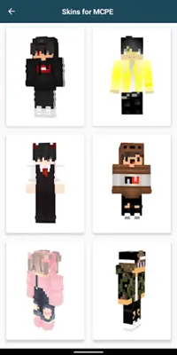 Boys Skins for Minecraft PE android App screenshot 1