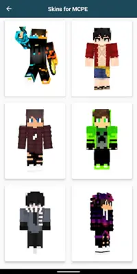 Boys Skins for Minecraft PE android App screenshot 2