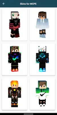 Boys Skins for Minecraft PE android App screenshot 5